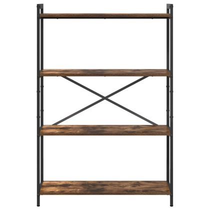 Рафт за книги Димян дъб 80 x 30 x 120 см Инженерно дърво