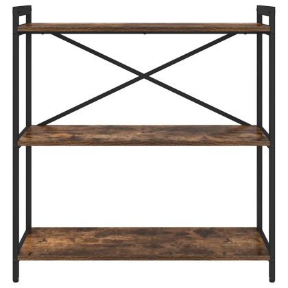 Рафт за книги Димян дъб 80 x 30 x 85 cm Инженерно дърво