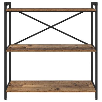 Рафт за книги Старо дърво 80 x 30 x 85 cm Инженерно дърво