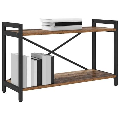 Рафт за книги Старо дърво 40 x 30 x 85 см Инженерно дърво