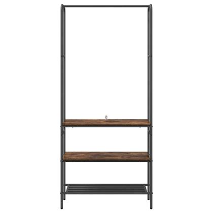 Държач за дрехи Димян дъб 77 x 30 x 171 см Инженерно дърво