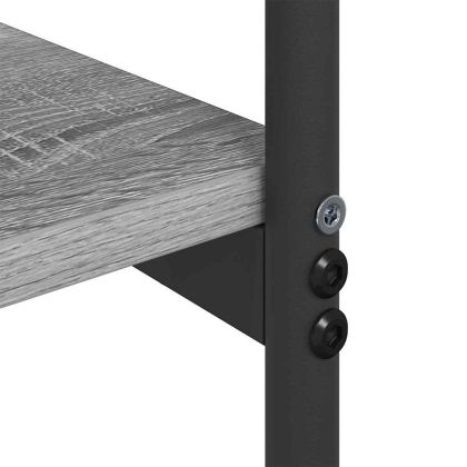 Конзолна маса Сив сонома 101 x 35 x 80.5 см Инженерно дърво