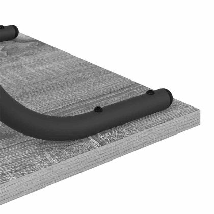 Конзолна маса Сив сонома 101 x 35 x 80.5 см Инженерно дърво