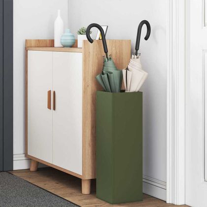 Стойка за чадър Маслинено 15.5 х 15.5 х 49 см Метал