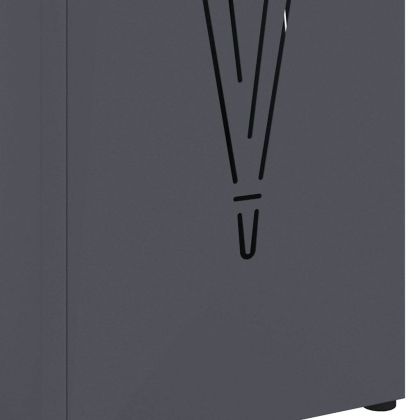 Стойка за чадър Антрацит 15.5 х 15.5 х 49 см Метал