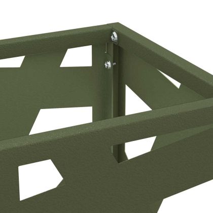 Стойка за чадър Маслинено 15.5 х 15.5 х 49 см Метал