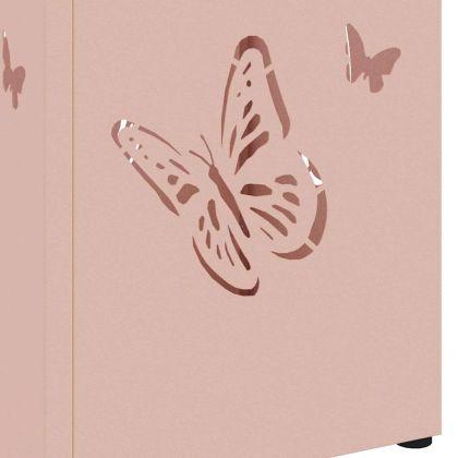 Стойка за чадър Розово 15.5 х 15.5 х 49 см Метал