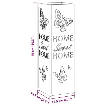 Стойка за чадър Горчица 15.5 х 15.5 х 49 см Метал