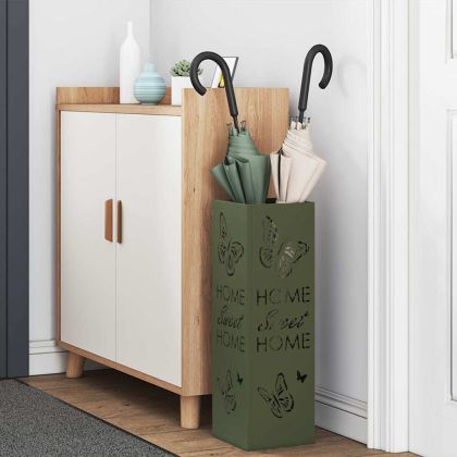 Стойка за чадър Маслинено 15.5 х 15.5 х 49 см Метал