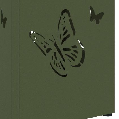 Стойка за чадър Маслинено 15.5 х 15.5 х 49 см Метал