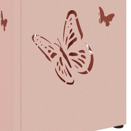 Стойка за чадър Розово 15.5 х 15.5 х 49 см Метал