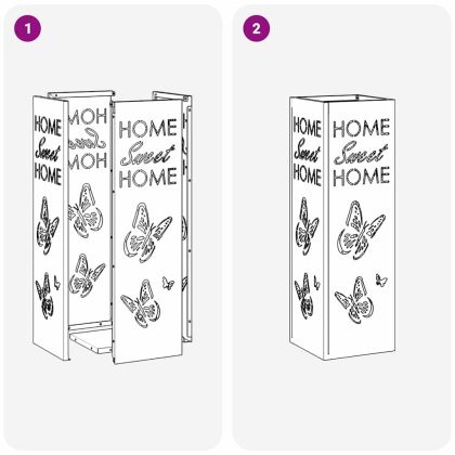 Стойка за чадър Горчица 15.5 х 15.5 х 49 см Метал