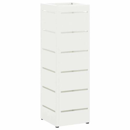 Стойка за чадър Бяло 15.5 х 15.5 х 49 см Метал