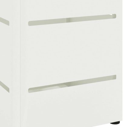 Стойка за чадър Бяло 15.5 х 15.5 х 49 см Метал