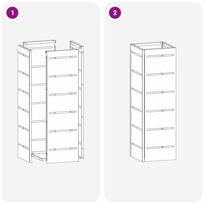 Стойка за чадър Бяло 15.5 х 15.5 х 49 см Метал