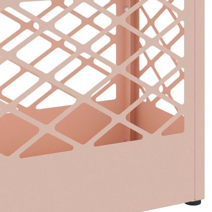 Стойка за чадър със съхранение Розово 28 x 12 x 41 см Стомана