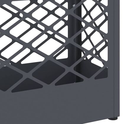 Стойка за чадър със съхранение Антрацит 28 x 12 x 41 см Стомана