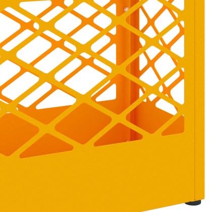 Стойка за чадър Жълто горчица 28 x 12 x 41 см Стомана