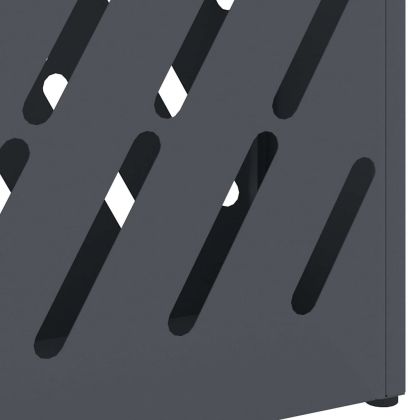 Стойка за чадър със съхранение Антрацит 28 x 12 x 41 см Стомана