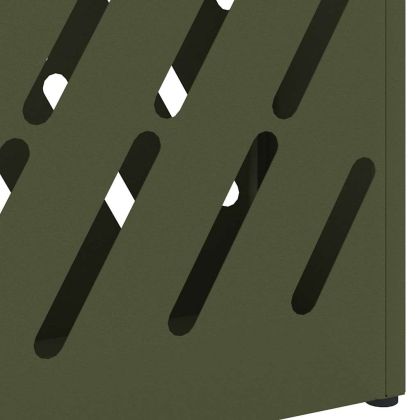 Стойка за чадър Маслиненозелен 28 x 12 x 41 см Стомана