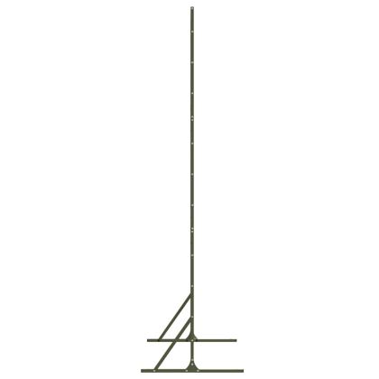 Екран за уединение Маслинено Стомана