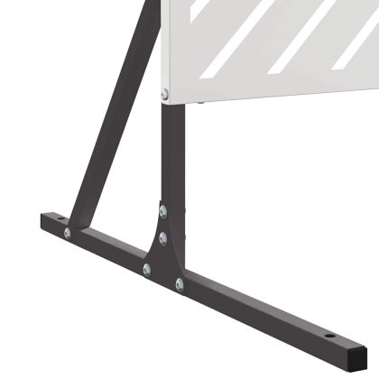 Екран за уединение Сив Стомана