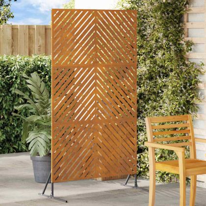 Екран за уединение Сив Стомана