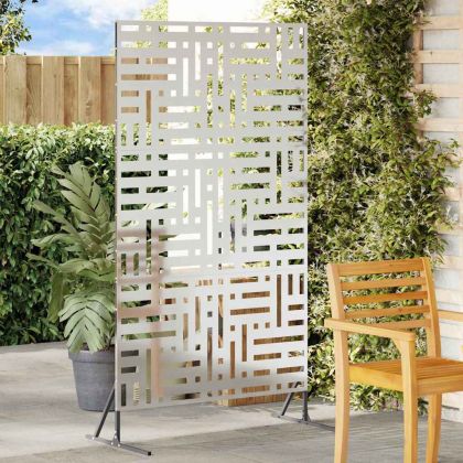 Екран за уединение Сив Стомана