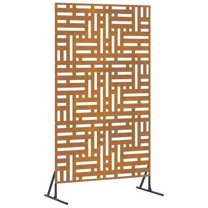 Екран за уединение Сив Стомана