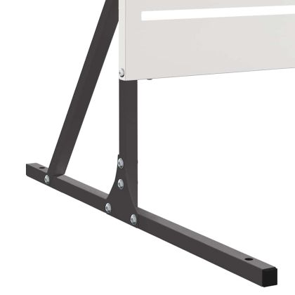 Екран за уединение Сив Стомана