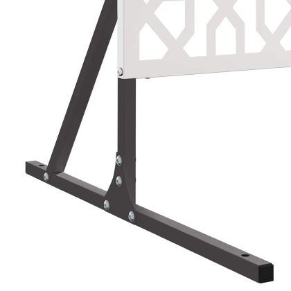 Екран за уединение Сив Стомана