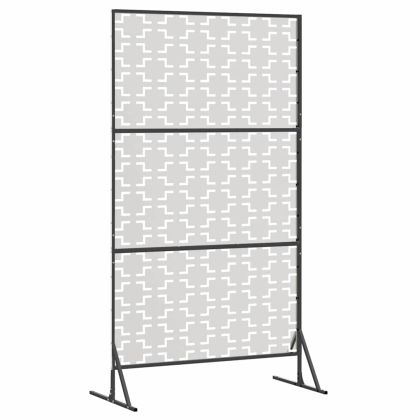 Екран за уединение Сив Стомана