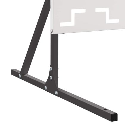 Екран за уединение Сив Стомана