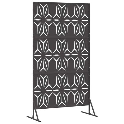 Екран за уединение Черно Стомана