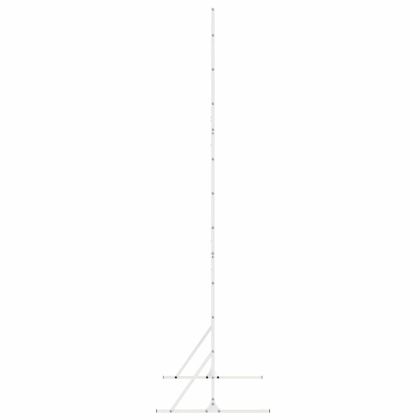 Екран за уединение Бяло Стомана