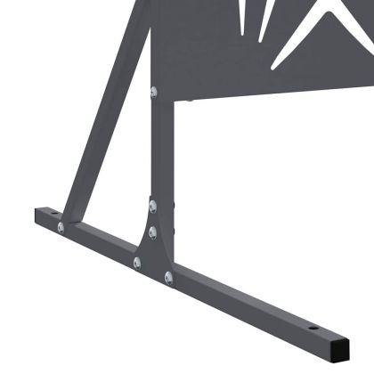 Екран за уединение Антрацит Стомана