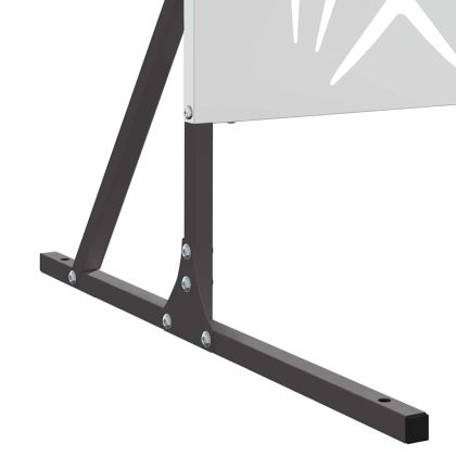 Екран за уединение Сив Стомана