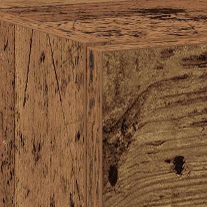 Шкаф за баня с рафт Старо дърво 40 x 37 x 59 cm Инженерно дърво