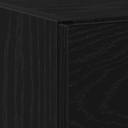 Шкаф за баня с рафт Черния дъб 40 x 37 x 59 cm Инженерно дърво