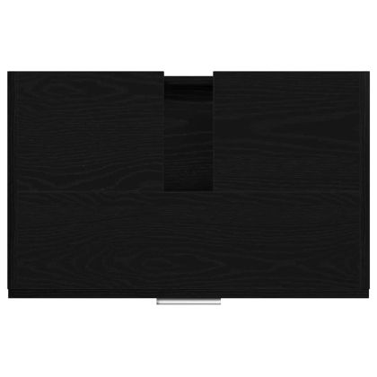 Шкаф за баня с рафт Черния дъб 59 x 37 x 59 cm Инженерно дърво