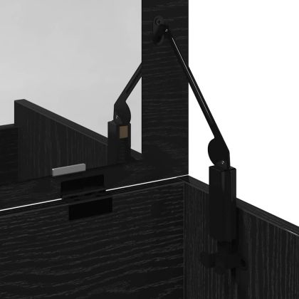 Тоалетка с чекмедже Черен дъб 60 x 40 x 75 cm Инженерно дърво