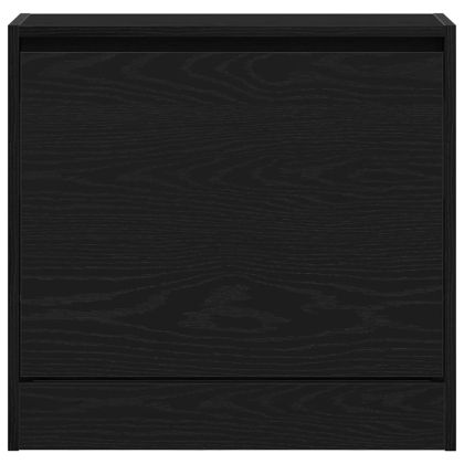 Шкаф за обувки Черния дъб 60 x 21 x 57 cm Инженерно дърво