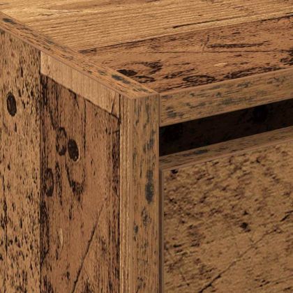 Шкаф за обувки Старо дърво 80 x 21 x 125,5 cm Инженерно дърво