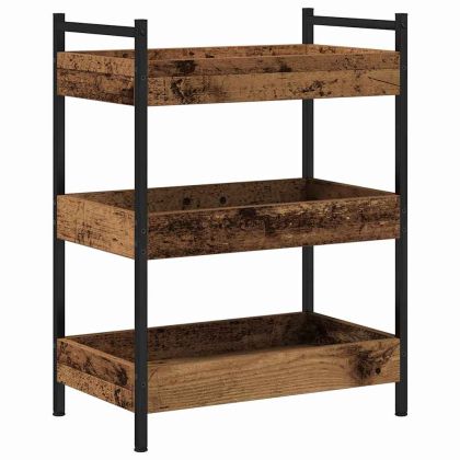 Кухненска количка Старо дърво 50 x 30 x 70 см Инженерно дърво