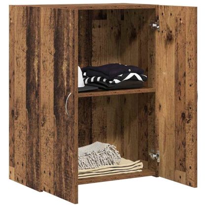 Офис шкаф с рафт Старо дърво 60 x 32 x 77.5 Инженерно дърво