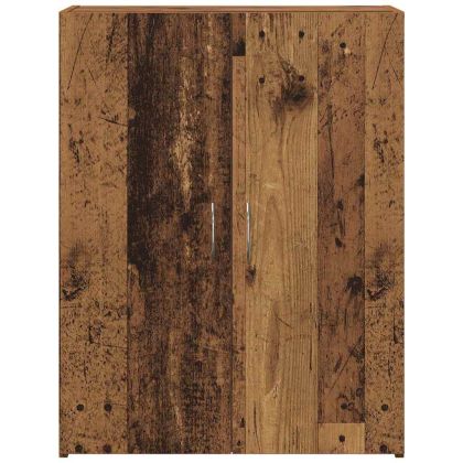 Офис шкаф с рафт Старо дърво 60 x 32 x 77.5 Инженерно дърво