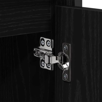 Шкаф за мивка в баня Черния дъб 60 x 35 x 60 см Инженерно дърво