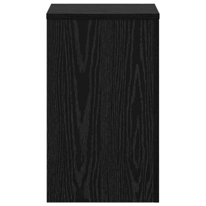 Стойка за растения 2 pcs Черния дъб 30 x 30 x 50 cm