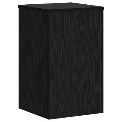 Стойка за растения 2 pcs Черния дъб 30 x 30 x 50 cm