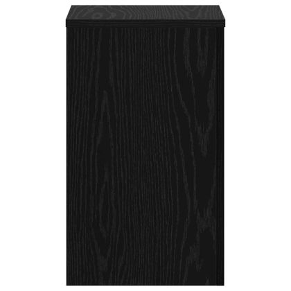 Стойка за растения 2 pcs Черния дъб 30 x 30 x 50 cm